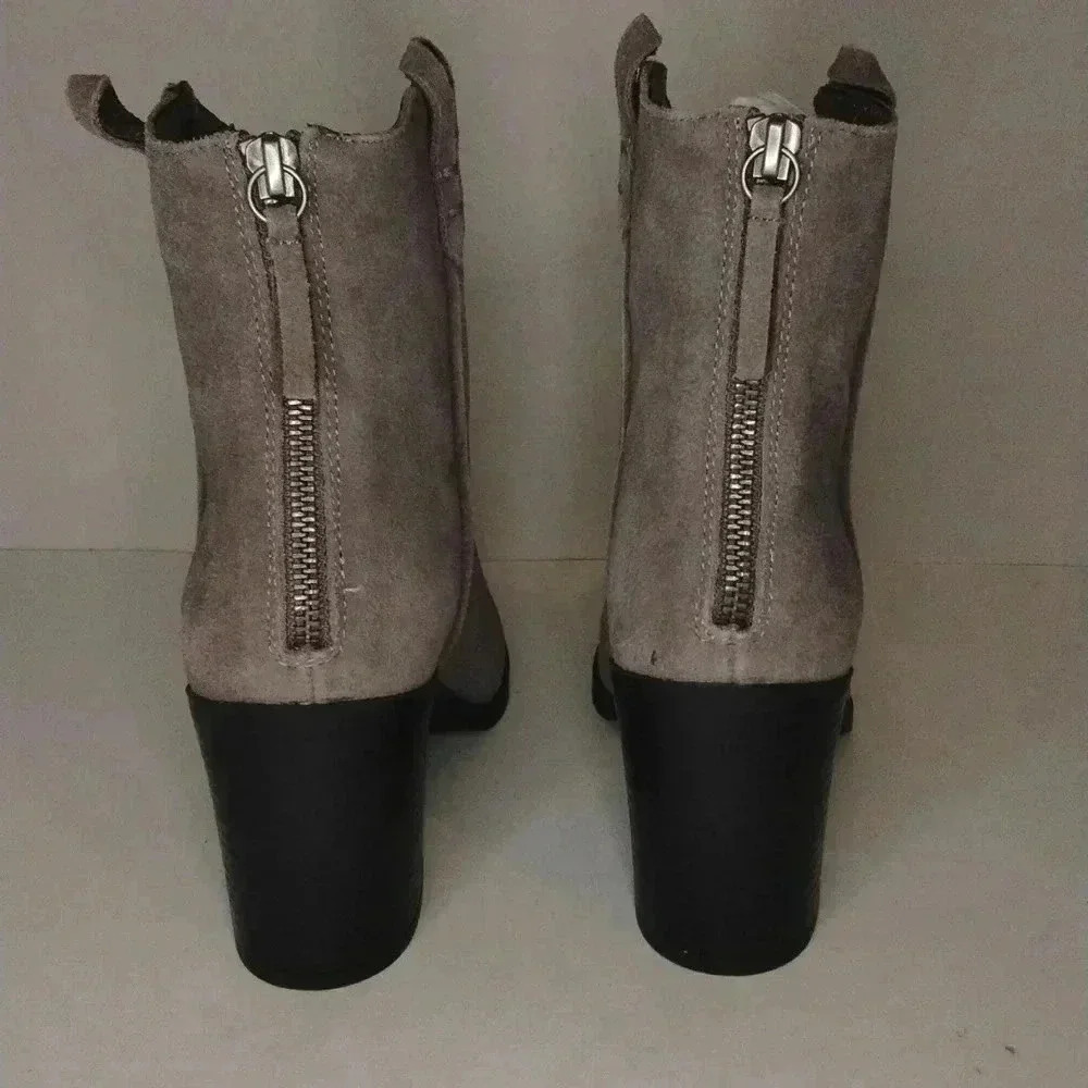MIA Ankle western booties leather upper size 8 - Picture 3 of 12